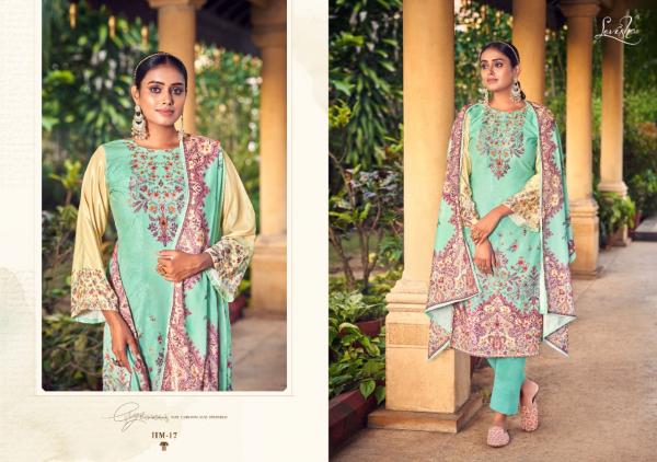 Levisha Hamza Festive Wear Printed Dress Material Collection